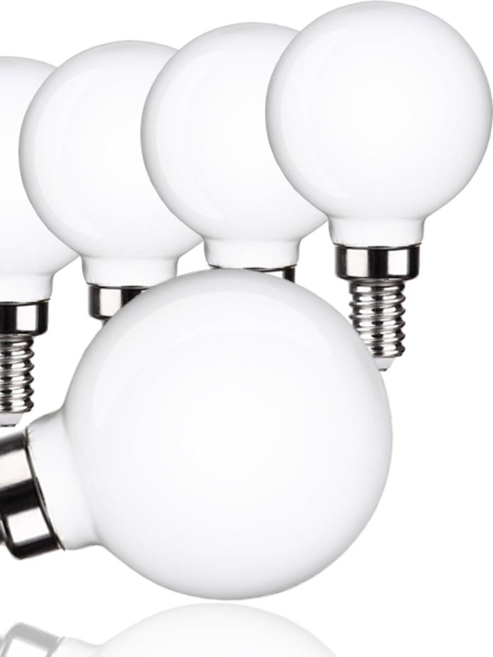 6-pack G50 Ceiling Fan Light LED Bulb E12 2700K Warm White Candelabra X0049P9DFV